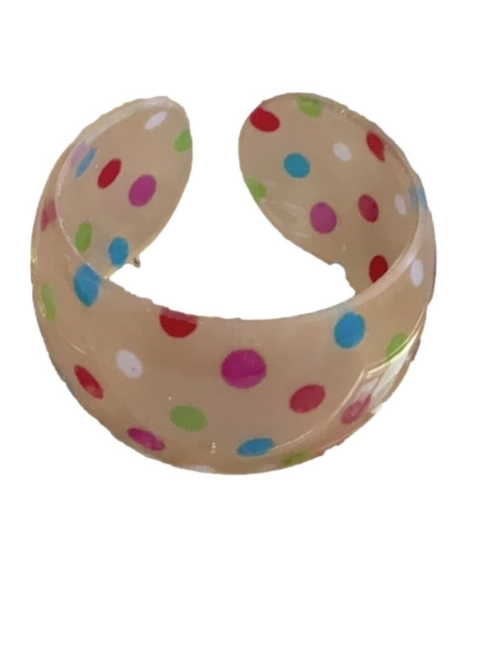 Polka Dot Retro Cuff Bracelets Set of 3